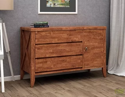 Комод Скандинавия массив дуба купить в Москве - фото №1