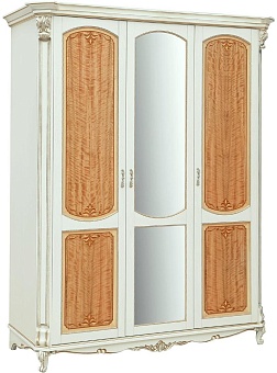 Шкаф "Альба 01" П 524.01 палисандр (с зол., с сер.) купить в Москве - фото №1