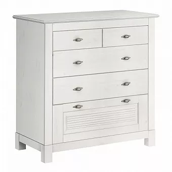 Комод Рауна  221 Белый воск купить в Москве - фото №1