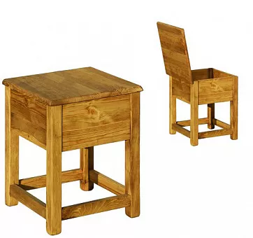 Табурет с ящиком без сердца TABCOFFRE купить в Москве - фото №1