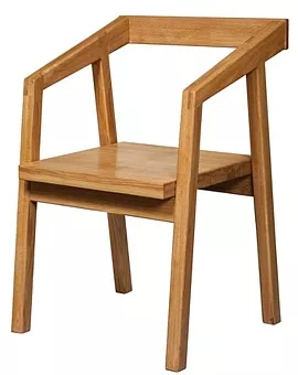 Кресло рабочее "Доната 10" массив дуба купить в Москве - фото №1