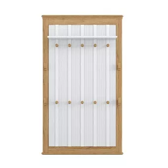 Вешалка навесная Рандеву-160 (Белый лак + антик №24) купить в Москве - фото №1