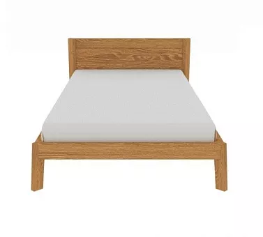 Кровать одинарная "Доната 16" массив дуба 90х200 купить в Москве - фото №1