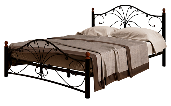 Кровать металлическая  “Фортуна 2” 160x200 купить в Москве - фото №1