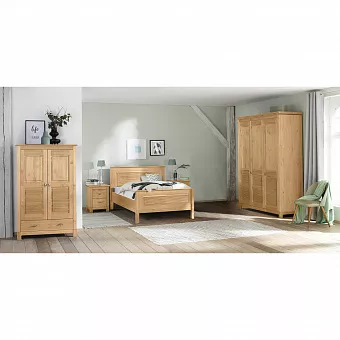 Набор мебели для спальни Рауна 1 (140х200) Бейц/масло купить в Москве - фото №1