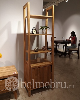 Стеллаж "Доната 7" массив дуба купить в Москве - фото №1