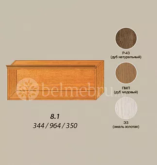 Модульная прихожая Вилия-М Секция антресольная №8.1 купить в Москве - фото №1