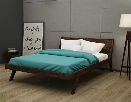 Кровать односпальная Верона из массива дуба купить в Москве - фото №1