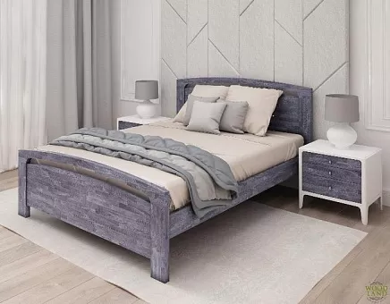 Кровать односпальная Берн из массива дуба купить в Москве - фото №1