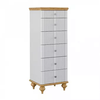 Комод Рандеву-06 (Белый лак + антик №24) купить в Москве - фото №1