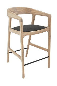 Стул полубарный Вардо комфорт с мягкой сидушкой из ткани или искусственной кожи купить в Москве - фото №1