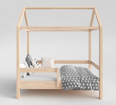 Кровать Нордик (Nordic)  Домик с бортиком 80*160 купить в Москве - фото №1