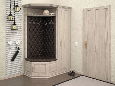 Прихожая Милан угловая со шкафом купить в Москве - фото №1