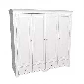 Шкаф 4х дверный Бейли с глухими дверями купить в Москве - фото №1