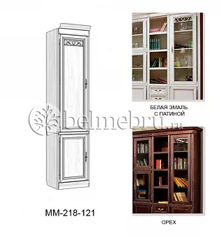 Шкаф комбинированный Оскар ММ-218-121 купить в Москве - фото №1 Шкаф комбинированный Оскар ММ-218-121 купить в Москве - фото №1