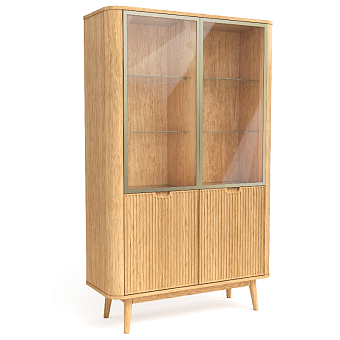 Витрина из массива дуба Рифлессо (Riflesso) купить в Москве - фото №1