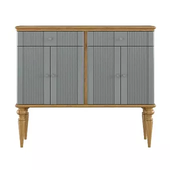 Тумба Рандеву-42 (Серый №7042 + антик №24) купить в Москве - фото №1