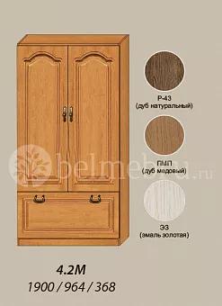 Модульная детская Вилия-М Шкаф комбинированный №4.2 М купить в Москве - фото №1