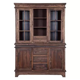 Буфет Шале 23/21 (орех) из массива сосны купить в Москве - фото №1