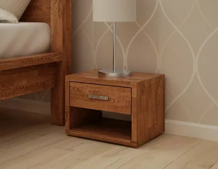 Тумба прикроватная Англия из массива дуба купить в Москве - фото №1