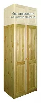 Шкаф двухдверный комбинированный Оскар-2 купить в Москве - фото №1