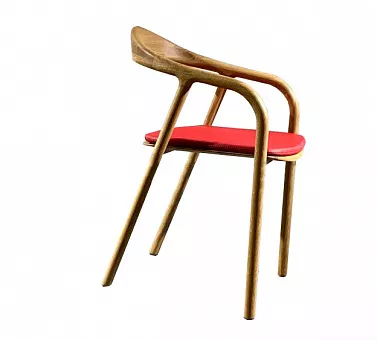 Стул Био Комфорт с мягкой сидушкой  из ткани или искусственной кожи массив дуба купить в Москве - фото №1