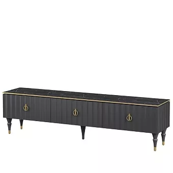 Тумба Лоренсо МН-043-06 (МН-043-07) Графит купить в Москве - фото №1