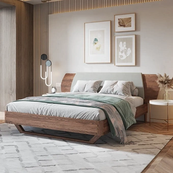 Кровать двуспальная Дэо (Deo)  1600 без тумб, с м/э купить в Москве - фото №1