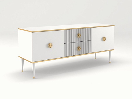 Тумба ТВ Глория 2 ящика + 2 двери купить в Москве - фото №1