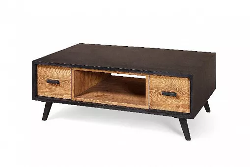 Столик журнальный ERICKA-TBR4T+1N из массива сосны купить в Москве - фото №1