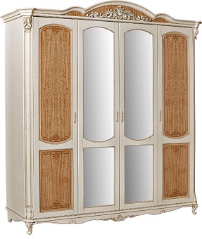 Шкаф "Альба 02к" П 524.02к палисандр (с зол., с сер.) купить в Москве - фото №1