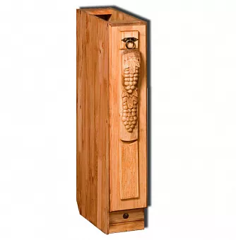 Шкаф-стол (150 мм) с карго №1 Кухня Викинг массив сосны купить в Москве - фото №1