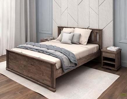 Кровать детская Вена прямая из массива дуба купить в Москве - фото №1