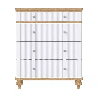 Комод Рандеву-04-838 (Белый лак + антик №24) купить в Москве - фото №1