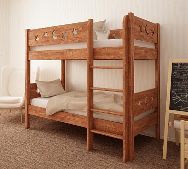 Кровать  Дублин 4С из массива дуба купить в Москве - фото №1