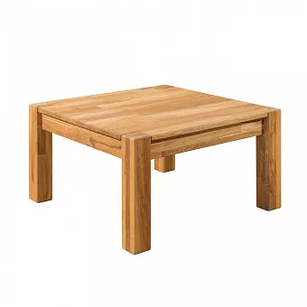 Стол журнальный "Прованс 01" «проходные ноги»,  сечение ноги 7, ширина 70, дуб массив купить в Москве - фото №1