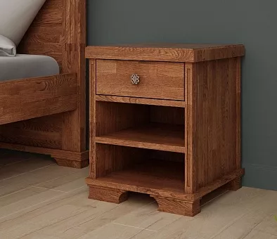 Тумба прикроватная Вена из массива дуба купить в Москве - фото №1