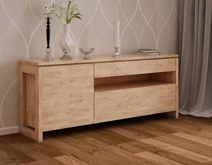 ТВ-тумба Кёльн 1 массив дуба купить в Москве - фото №1