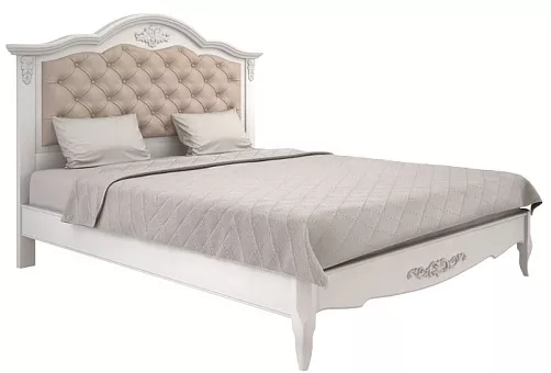 Кровать двуспальная Belverom с мягким изголовьем B216 купить в Москве - фото №1