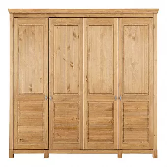 Шкаф для одежды "Рауна" - 40 массив сосны купить в Москве - фото №1