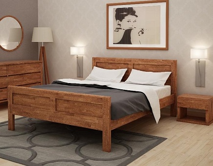 Кровать детская Португалия из массива дуба купить в Москве - фото №1