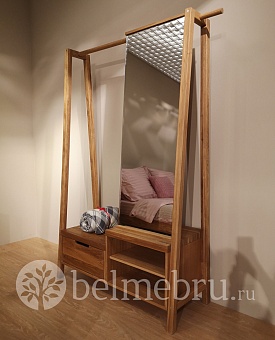 Вешалка гардеробная  "Доната 4" массив дуба купить в Москве - фото №1