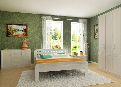 Набор мебели для спальни Коста Бланка 1 (Белый воск) купить в Москве - фото №1 Набор мебели для спальни Коста Бланка 1 (Белый воск) купить в Москве - фото №1