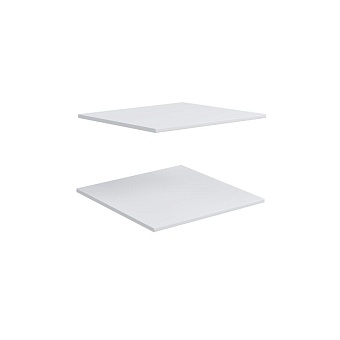 Полки встраиваемы для шкафов Бридж (упаковка из 2х штук) белый лак купить в Москве - фото №1