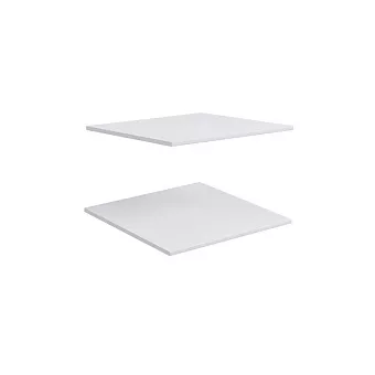 Полки встраиваемы для шкафов Бридж (упаковка из 2х штук) белый лак купить в Москве - фото №1