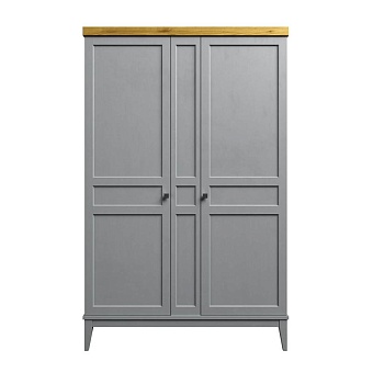 Шкаф для одежды Бон Вояж 20 Серый № 7042 / Антик № 24 купить в Москве - фото №1