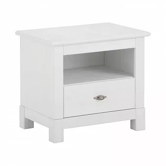 Тумба прикроватная Рауна-01 Белый воск купить в Москве - фото №1