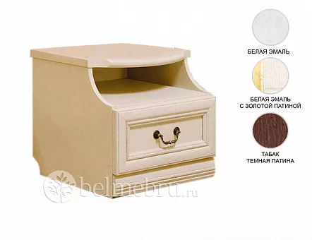 Тумба прикроватная Нинель ММ-167-03 купить в Москве - фото №1 Тумба прикроватная Нинель ММ-167-03 купить в Москве - фото №1