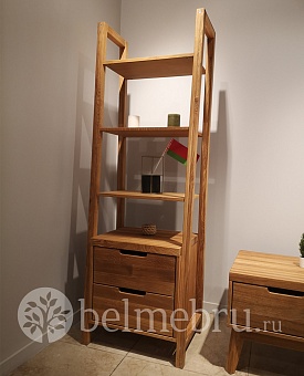 Стеллаж "Доната 6" массив дуба купить в Москве - фото №1