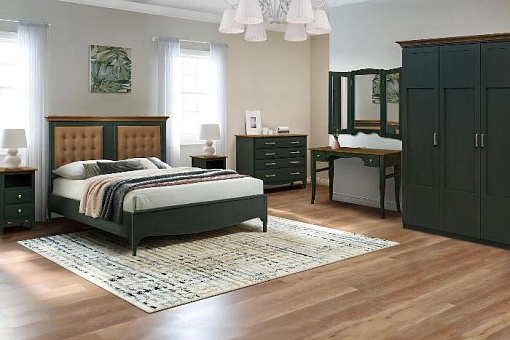Набор мебели для спальни Кармен Прованс 1 (Грин+дуб рустикаль) купить в Москве - фото №1